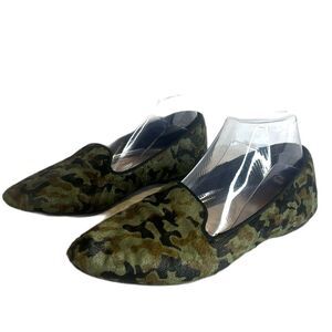 Birdies Camo dyed Pony Hair Loafer Flats size 7.5